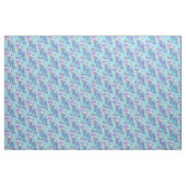 Tissu pourpre et girafes d'aqua personnalisées (Yard)