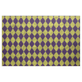 Tissu Pourpre et harlequin de farceur d'or (Yard)