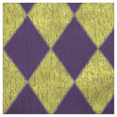 Tissu Pourpre et harlequin de farceur d'or (Échantillon)