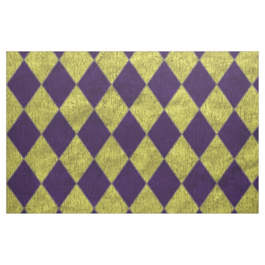Tissu Pourpre et harlequin de farceur d'or (Fat Quarter)