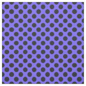 Tissu pourpre et noir de point de polka (Échantillon)