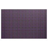 Tissu Pourpre/scottie noir de plaid rayure de la prune (Yard)