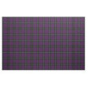 Tissu Pourpre/tissu noir de plaid rayure de la prune (Fat Quarter)