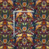 Tissu Pourpre victorien de damassé (Carreau)