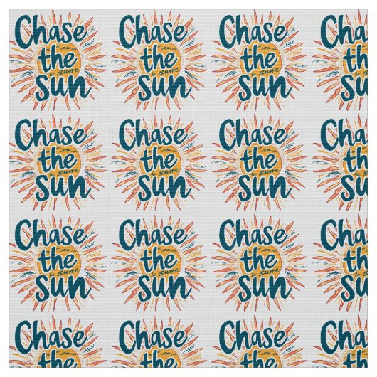 Tissu Poursuivre le soleil (Échantillon)