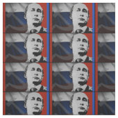 Tissu Poutine avec drapeau russe (Échantillon)