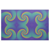 Tissu Power Spirals Fractal - orange bleu + vos idées (Fat Quarter)