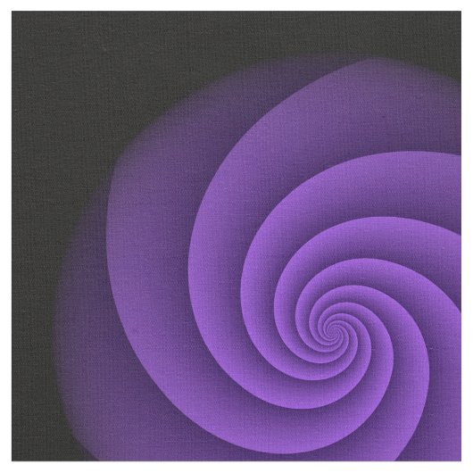Tissu Power Spirals Fractal - violet + vos idées (Fermer)