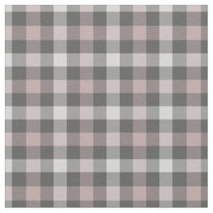 Tissu Pratique gris et rose plaid moderne motif nouveau