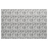 Tissu Pré Dandelion en noir et blanc (Yard)