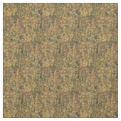 Tissu Pré doré, abstrait fleuri, vert olive jaune (Échantillon)