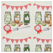 Tissu Premier Prix Accueil Pickles Fabriqués Thème (Échantillon)