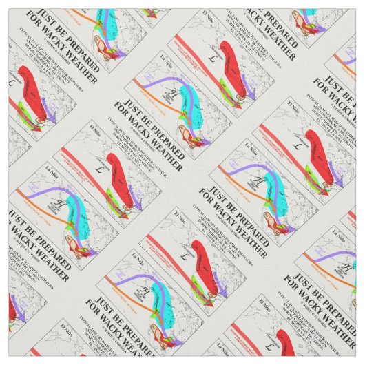 Tissu Préparez-Vous À Un Météo Mauvais (Échantillon)