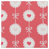 Tissu Preppy Hearts Saint Valentin (Détail)