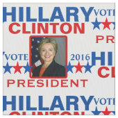 Tissu Président 2016 de Hillary Clinton (fermé)