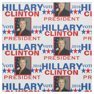 Tissu Président 2016 de Hillary Clinton