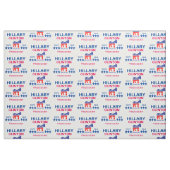 Tissu Président 2016 de Hillary Clinton (Fat Quarter)