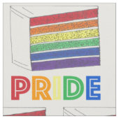 Tissu PRIDE Aimer Couche arc-en-ciel Mariage tranche de  (Fermer)