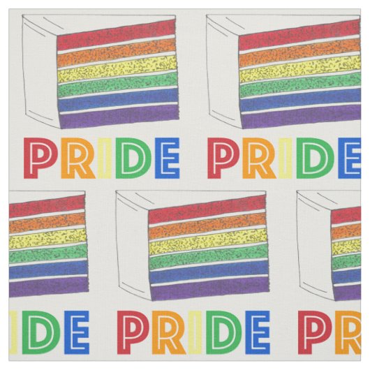Tissu PRIDE Aimer Couche arc-en-ciel Mariage tranche de  (Échantillon)