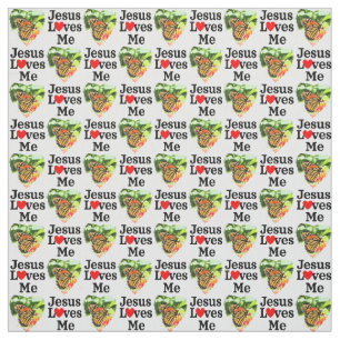 TISSU PRIE JÉSUS CHRIST ! BUTTERFLY JESUS M'AIME
