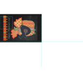 Tissu Prim Black Crow Patchwork Citrouille Thanksgiving (Carreau)