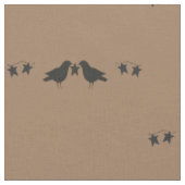 Tissu primitif de corneilles et d'étoiles (Fermer)