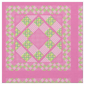 Tissu Primroses Vintage rose Faux Motif Patchwork (Fermer)