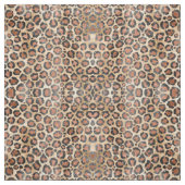 Tissu Prince d'Or noir Brown Leopard (Échantillon)