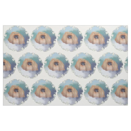 Tissu Princesse de glace Pékinois (Fat Quarter)
