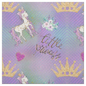 Tissu Princesse Little Unicorn (Échantillon)