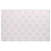 Tissu Princesse rose Crown Custom Name (Fat Quarter)