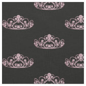 Tissu Princesse Tiara Crown - Rose (Fermer)