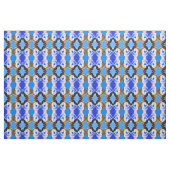 Tissu Printemps bleu (Yard)