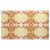 Tissu Printemps rose et jaune (Yard)