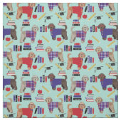 Tissu professeur de chiens goldendoodle (Échantillon)