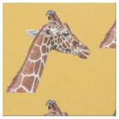 Tissu Profil de girafe (Fermer)