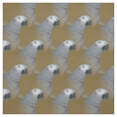 Tissu Profil de perroquet de gris africain (Échantillon)