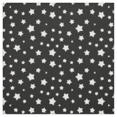Tissu Profil sous convention astérisque noir et blanc (Échantillon)