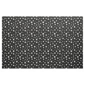Tissu Profil sous convention astérisque noir et blanc (Fat Quarter)