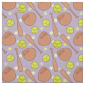 Tissu Profil sous convention astérisque pourpre mignon (Échantillon)