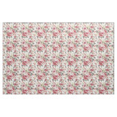 Tissu Profusion rose - Arrière - plan blanc (Fat Quarter)