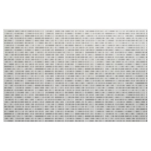 Tissu Programmer tissulaire Code binaire Technologies In (Fat Quarter)