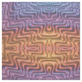 Tissu PRONONONCÉ 3D ! ~ Violet, Bleu et Orange GORGEOUS  (Détail)