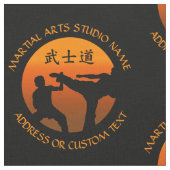Tissu Propriétaire de studio du Taekwondo Kung Fu de (Fermer)