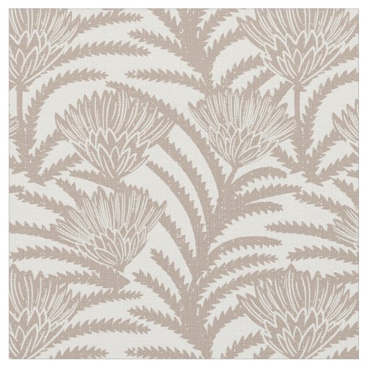 Tissu Protea grandes fleurs édition désert (Fermer)