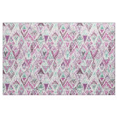 Tissu Prune Boho triomphant Ikat tribal chic (Fat Quarter)