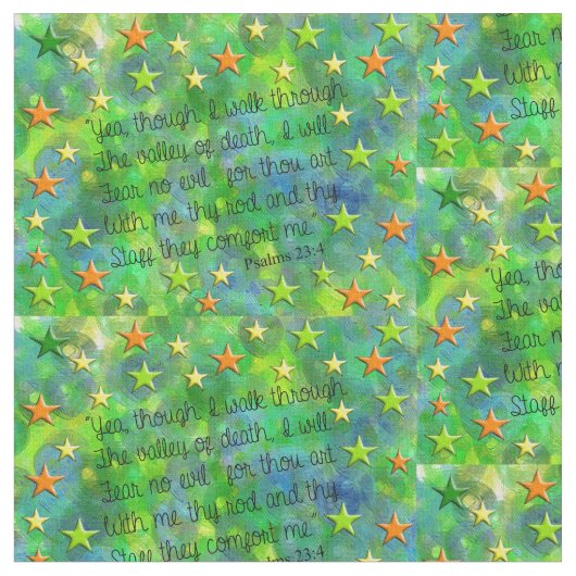 Tissu Psaume 23 Artsy Green (Fermer)