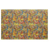 Tissu psychedelic flow, retro 70s fabric (Fat Quarter)