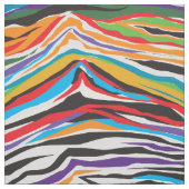 Tissu Psychédélique rétro (Échantillon)