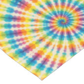 Tissu psychedelique Tie Dye | Nappe de table rétro (Angle)